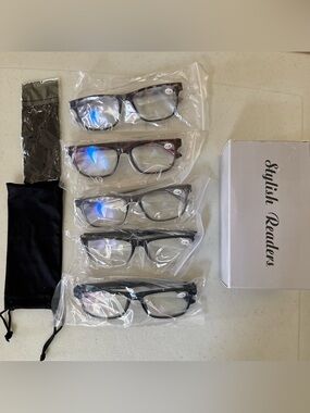 Women’s Black Reading Glasses Pack +1.00